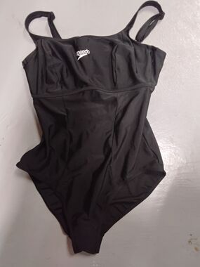 Speedo Black Women's Classic One-Piece Swimsuit